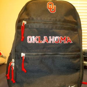 Jordan University of Oklahoma back pack
